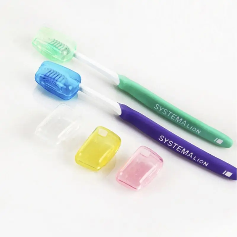 

5Pcs Travel Toothbrush Head Cover Case Cap Hike Camping Brush Cleaner Protectors