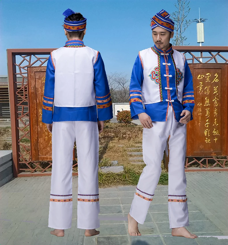 Китайские национальные костюмы для мужчин, одежда Sinkiang, национальные танцевальные костюмы для мужчин, уйгурские национальные фестивальные танцевальные костюмы