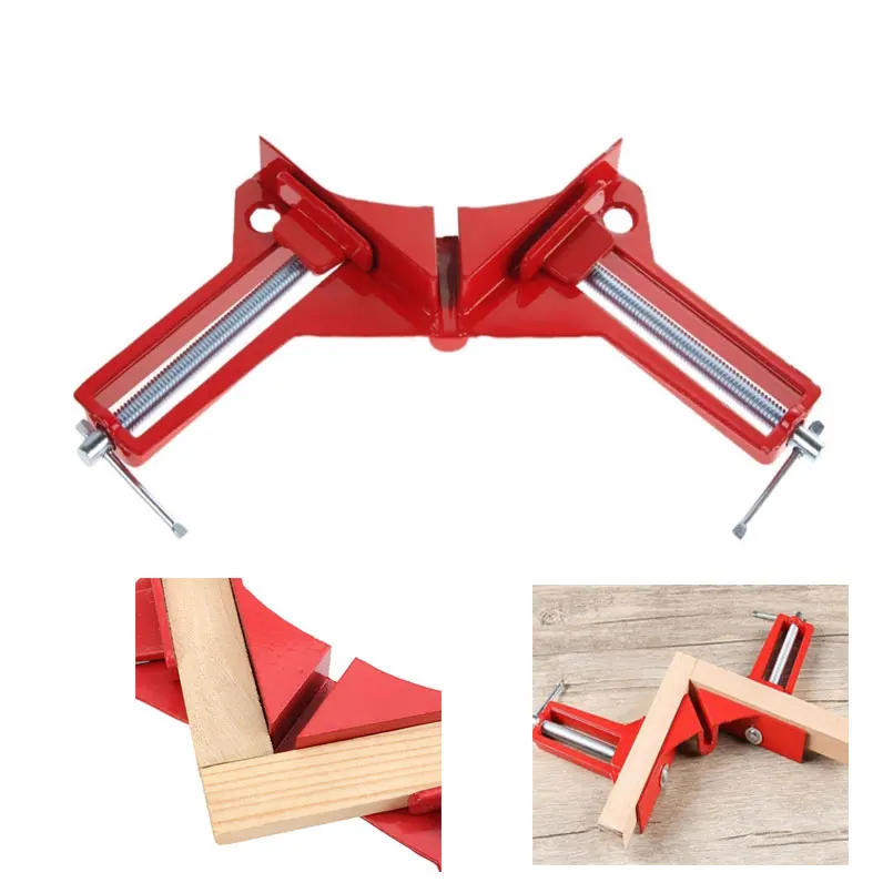 

Multifunction 4inch 90 degree Right Angle Clip Picture Frame Corner Clamp 100mm Mitre Clamps Corner Holder Woodworking Hand Tool