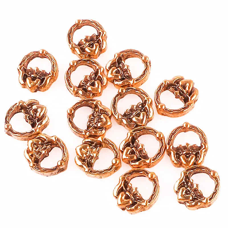 

20Pcs/Lot Metal Flower Basket Floating Glass Locket Charms Finding Girl Gift Jewelry Supplies