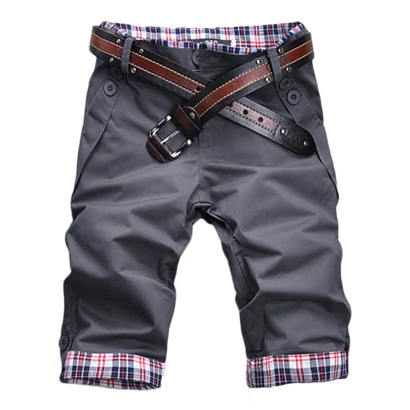 

Shorts Men High Quality Fashion Man Shorts Casual Slim Fit Men Clothing Streetwear Cargo Shorts Knee Length Plus Size 3XL