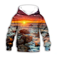 waves 3d printed hoodies family suit tshirt zipper pullover kids suit sweatshirt tracksuitpants 06