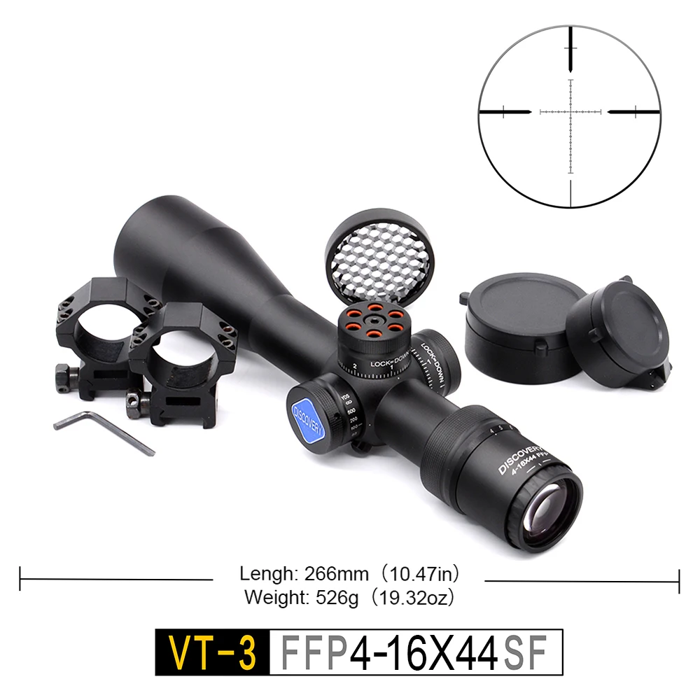 

Компактный прицел, первый фокусный плоскость 4-16x44, оригинальный заводской охотничий армейский охотник, прицел PCP, охотничий прицел