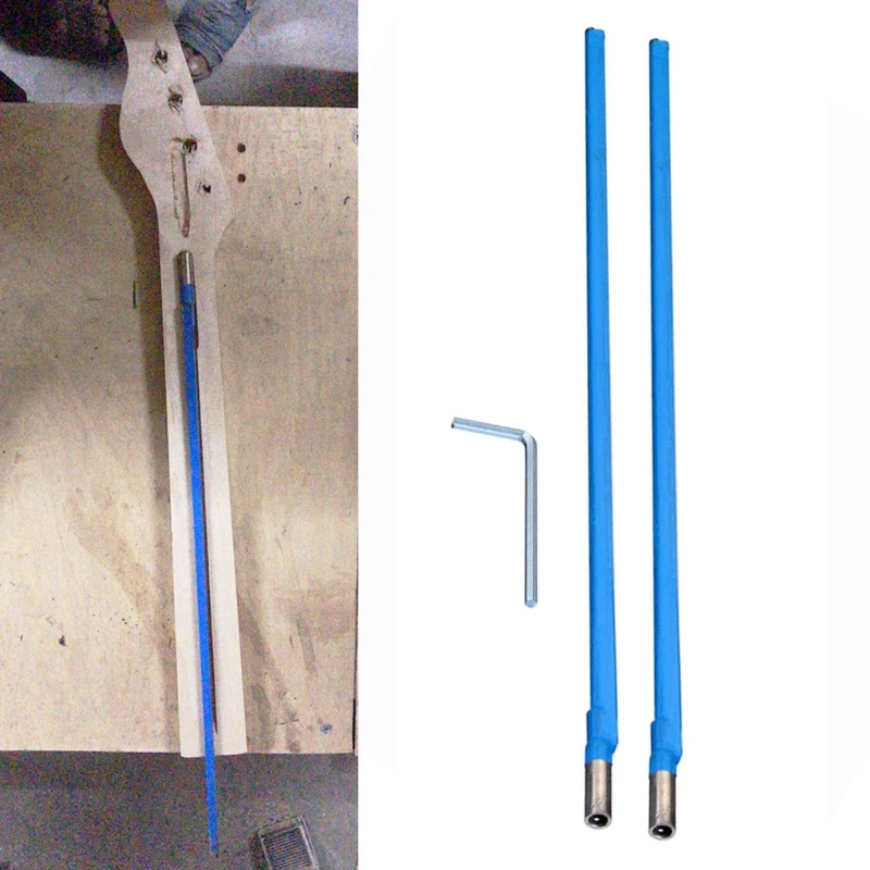 M89D 1Set Two Way Dual Action Guitar Truss Rod Blue Adjustment Lever with Hex Wrench | Спорт и развлечения