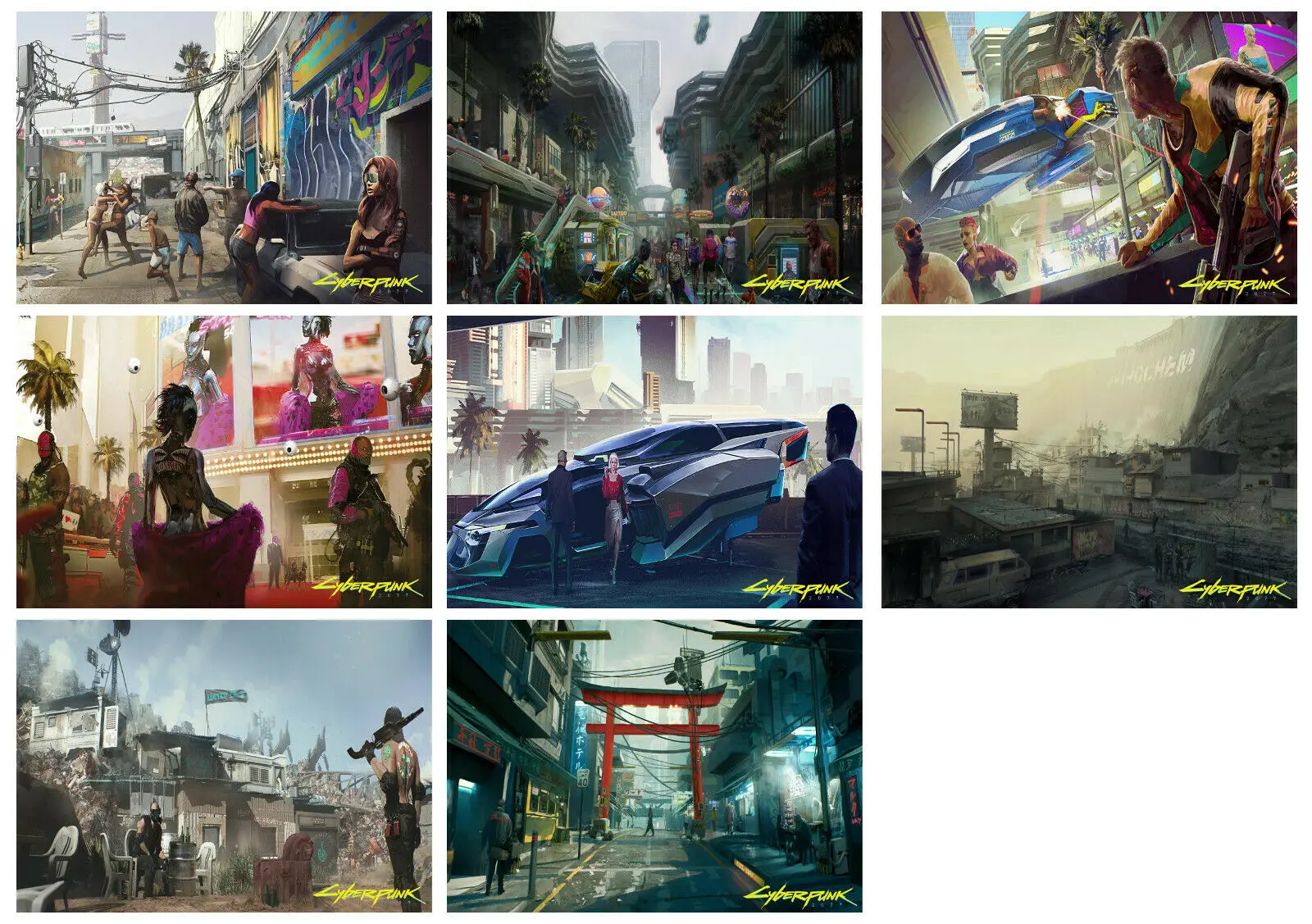 

29Style Choose Classic/Cyberpunk Art Silk Print Poster Wall Decor Room Painting