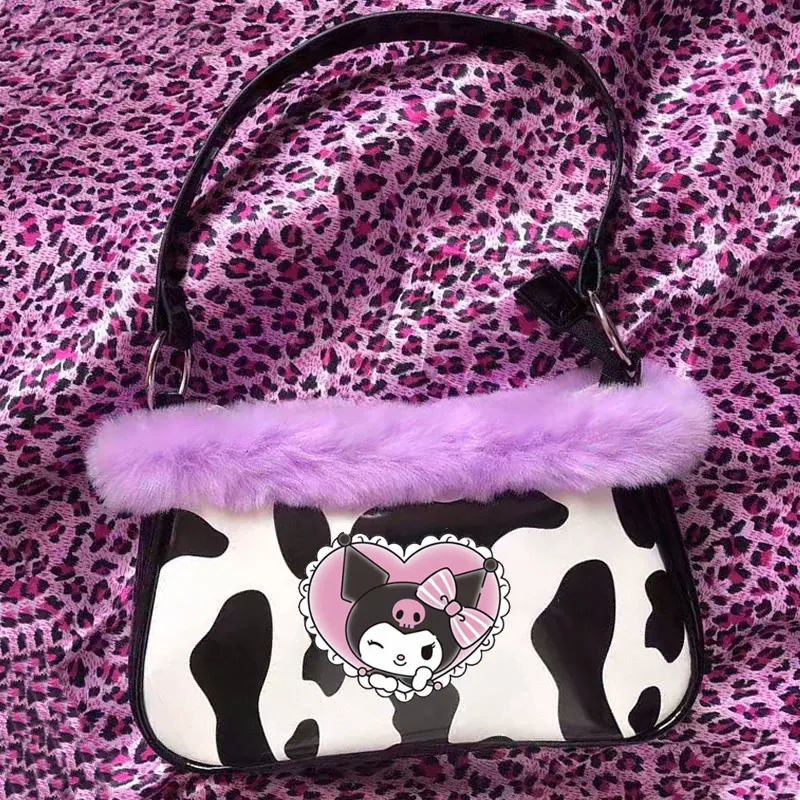 Эстетическая сумка y2k Harajuku Kawaii милая Готический мешок в стиле панк хип-хоп рэп 1of1