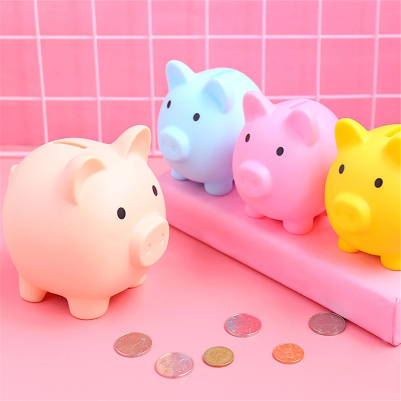 Коробка для хранения монет мультяшная свинья копилка детские игрушки подарок на