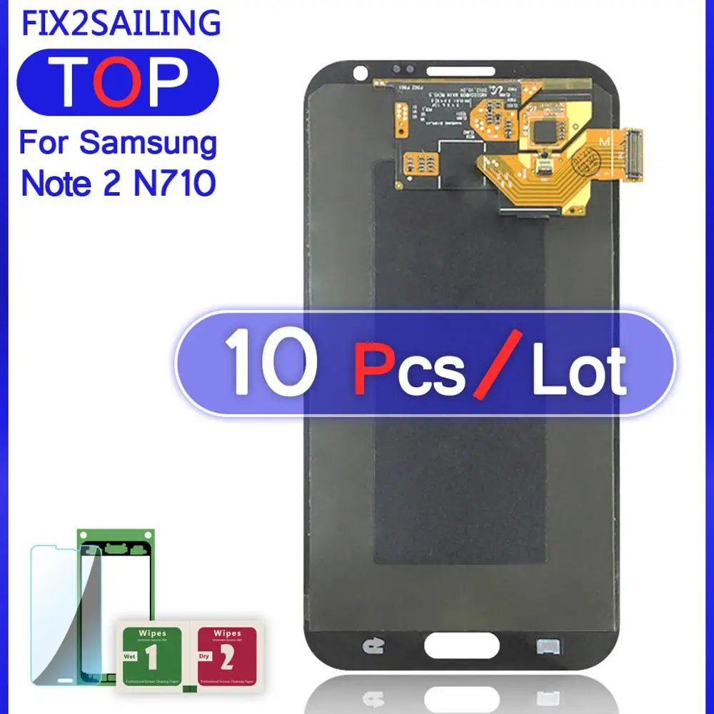 ЖК дисплей Super AMOLED для Samsung Galaxy Note 2 N7100 N7105 100% протестированный рабочий сенсорный