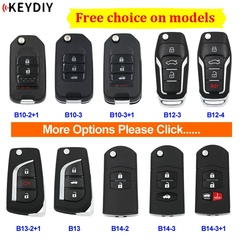 Пульт дистанционного управления KEYDIY KD Автомобильный ключ фотолампа 1 + деталь для