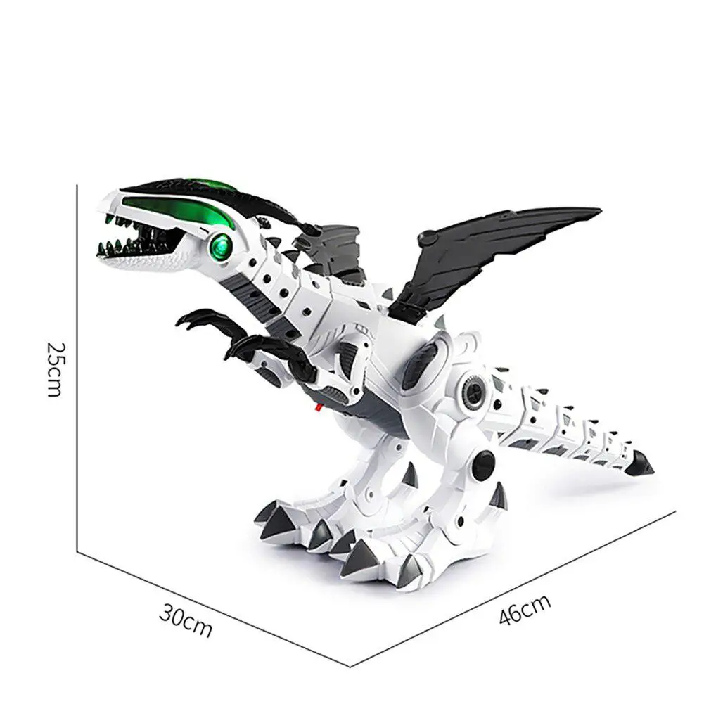 

Large Spray Mechanical Electric Dinosaur Electronic Pterosaurs Toy Kids Gift Walking Animal Model