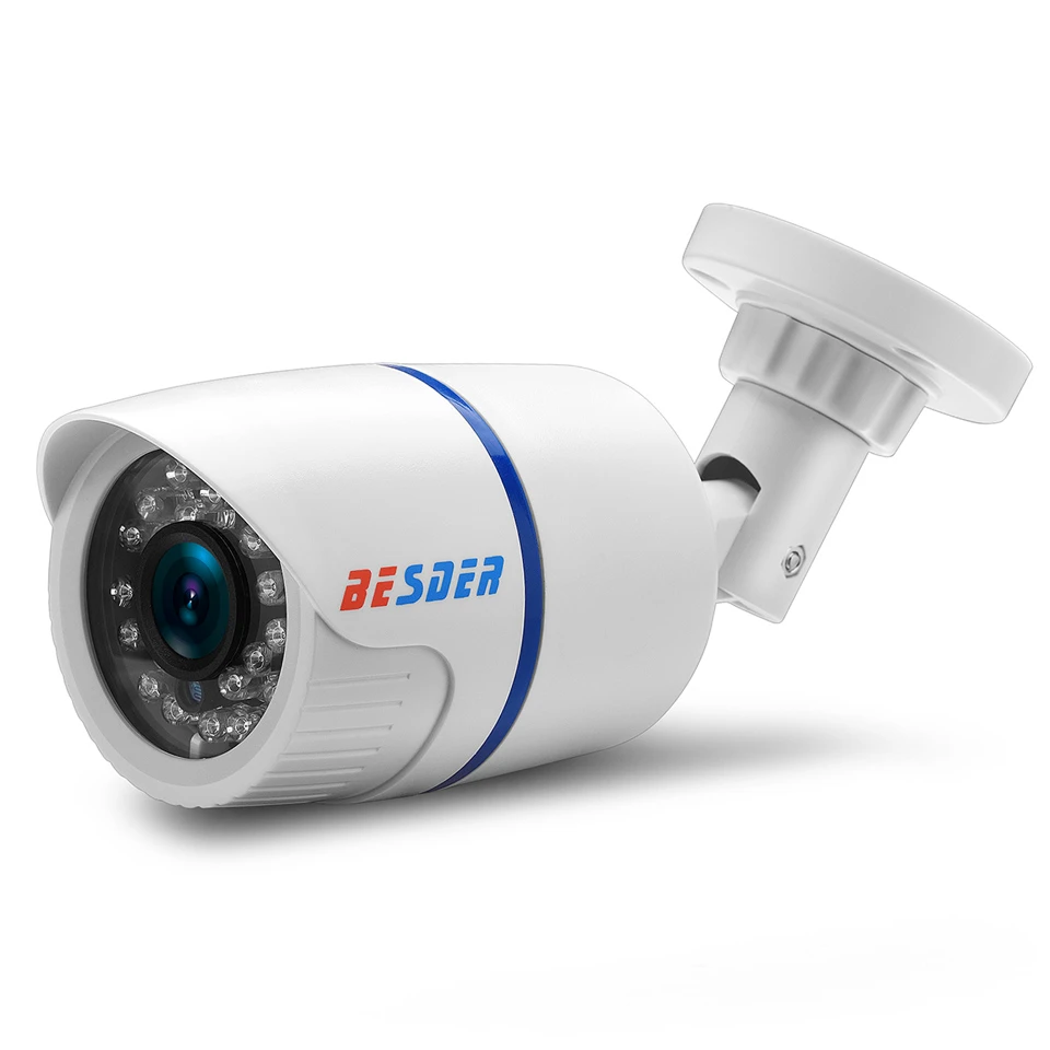 IP камера BESDER уличная водонепроницаемая H.264 HD 720P 1 МП ИК 20 м ночное видение|p2p cctv|hd 720p