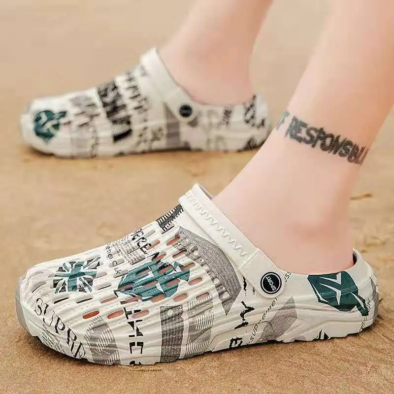 

New Men Sandals Non-slip Summer Flip Flops High Quality Outdoor Beach Slippers Casual Shoes Cheap Men's shoes Water Shoes