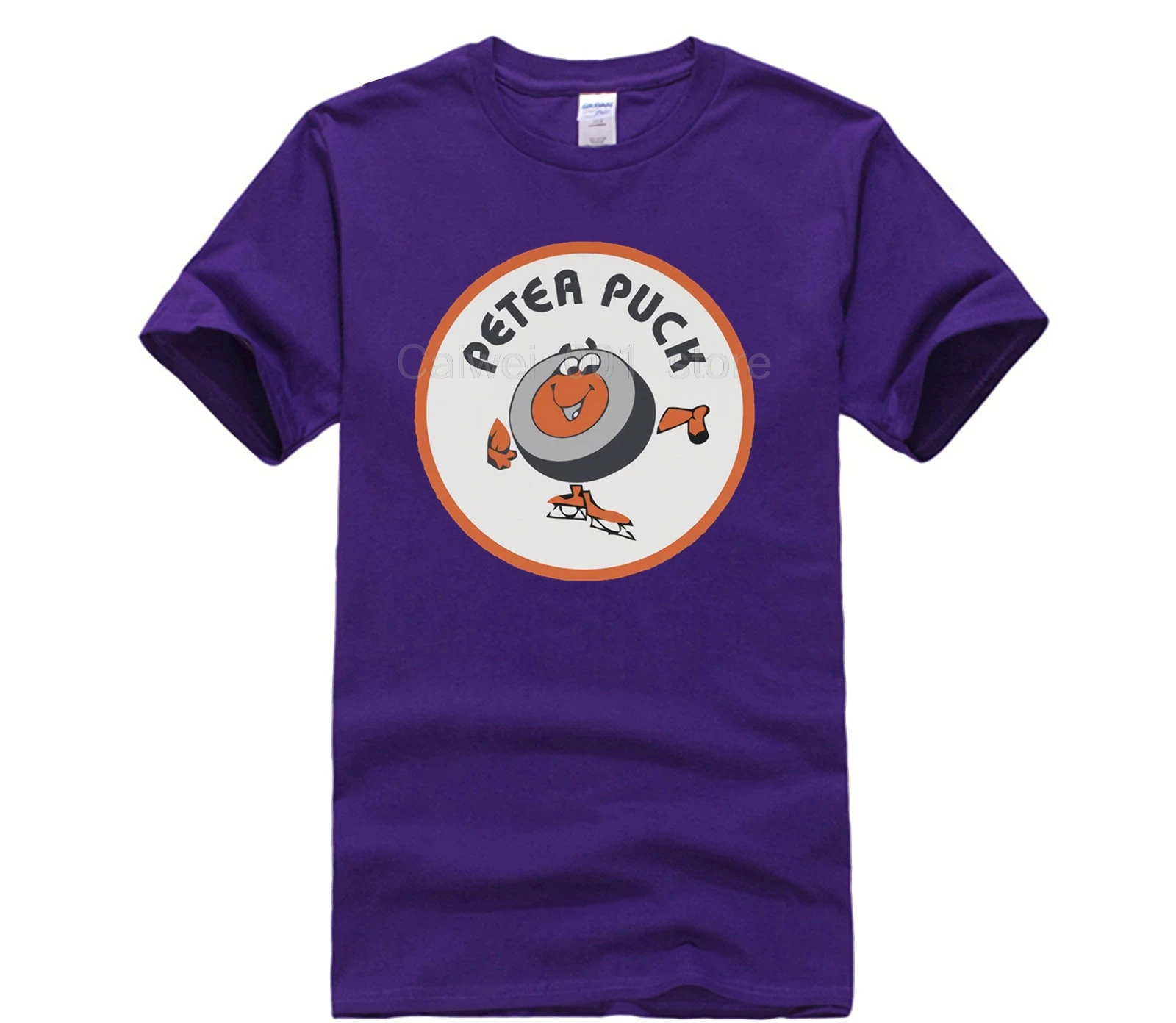 

Summer Fit Slim Men T Shirts Cotton Men's Sportswear petea puck Hot men's fun casual print T shirt