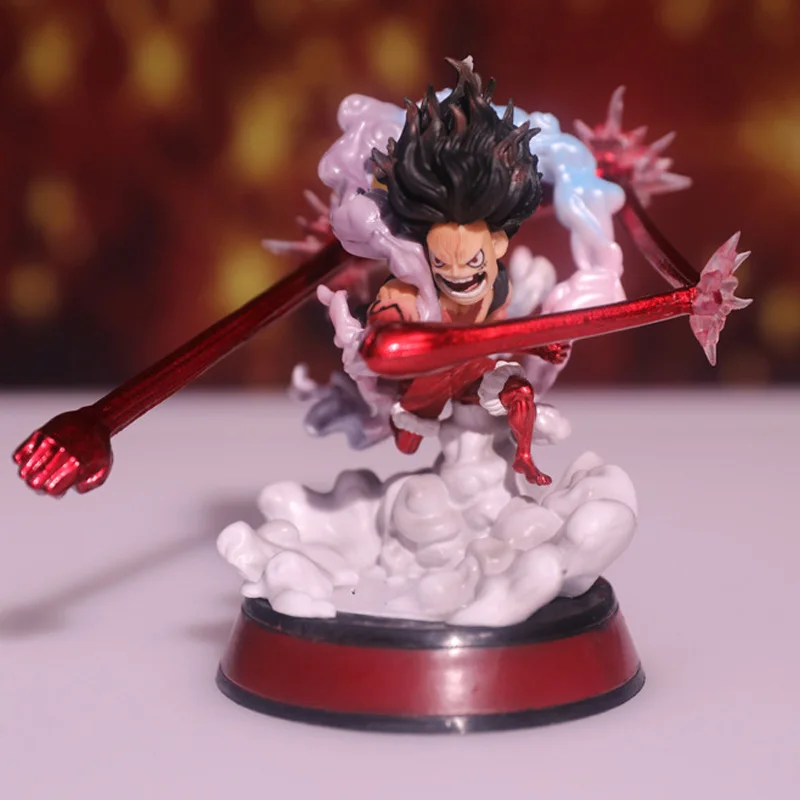 

12 см аниме One Piece Snake Man Monkey D Luffy ПВХ экшн-фигурка Коллекционная модель игрушки кукла статуя украшение подарок