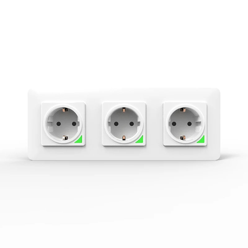 2/3 отверстия Пластиковая настенная крышка переключателя защитная коробка