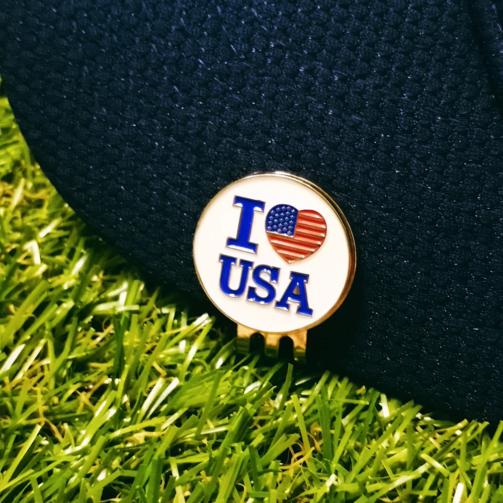 PINMEI Embossied Golf Ball Marks наборы из 5 маркеров для гольфа Подарки для гольфа для леди / детей, подходящие для любых магнитных зажимов для шляп для гольфа