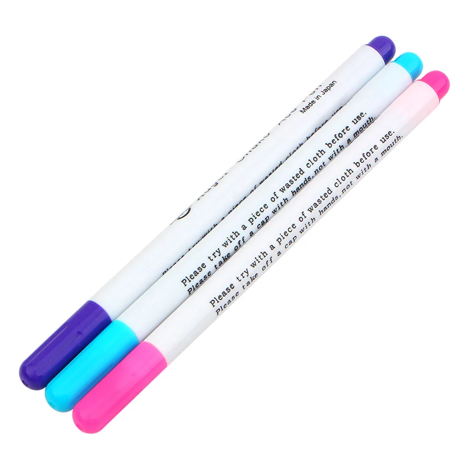 3 шт./лот воздуха/ручка маркер стираемая водой тканя дизайн эффект пишущие ручки