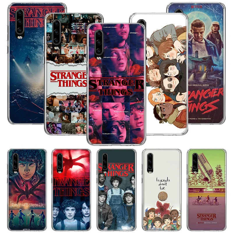 Чехол для телефона с надписью очень странные дела Huawei P30 P20 P40 P50 P10 Mate 40 30 10 20 Lite Pro