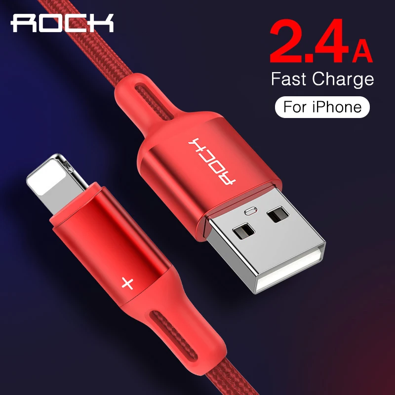 USB кабель для быстрой зарядки 2.4A iPhone 11 XR XS Max 8 7 6 6S 5 iPad мобильный телефон и передачи