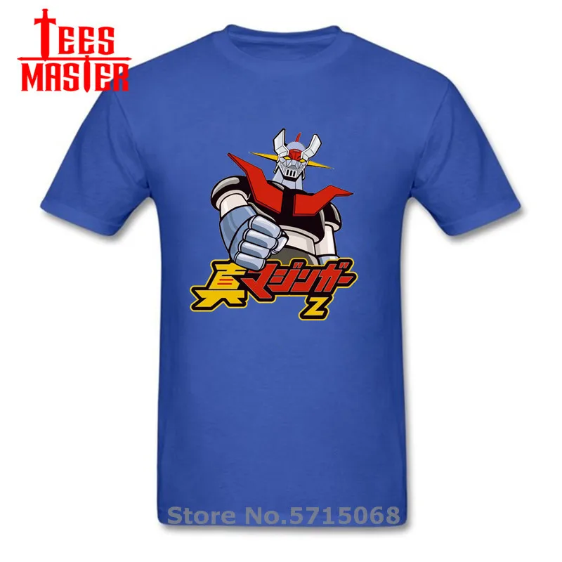 Футболка Mazinger Z с японским аниме Мужская мультяшная короткая футболка Infinity