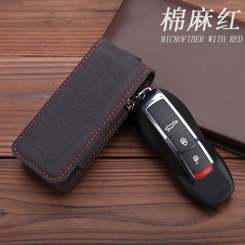 Кошелек для ключей автомобиля мужской держатель porsches защитный чехол брелка с