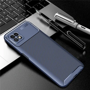 wolfsay new carbon brushed case for oppo a72 5g a52 a92 cover shockproof slim soft silicone cases for oppo a72 5g fiber cover free global shipping