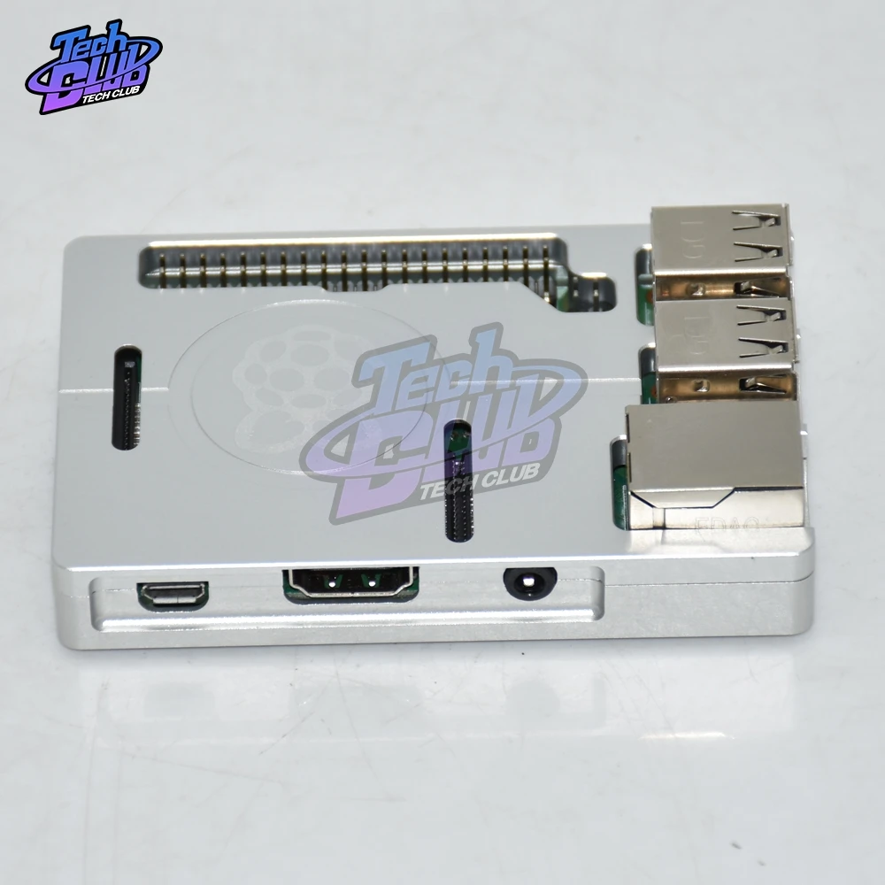 Чехол для Raspberry Pi 3 Model B + черный алюминиевый чехол с ЧПУ ультратонкий