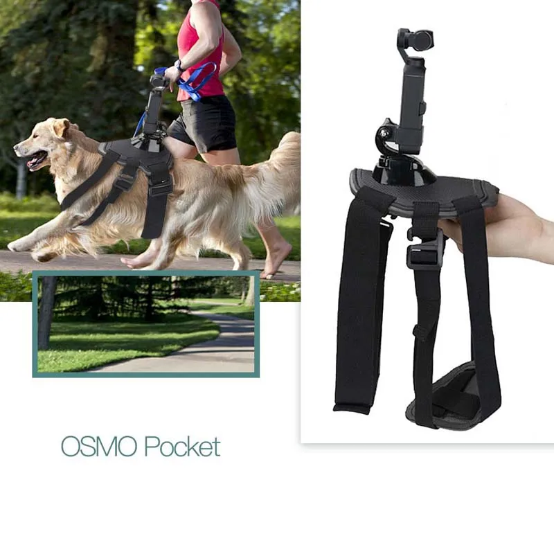 

Drone Accessories Kit, Strap Adapter Accessories Gimbal Camera Pet Dog Chest Band Strap Holder Belt Suit for DJI OSMO Pocket