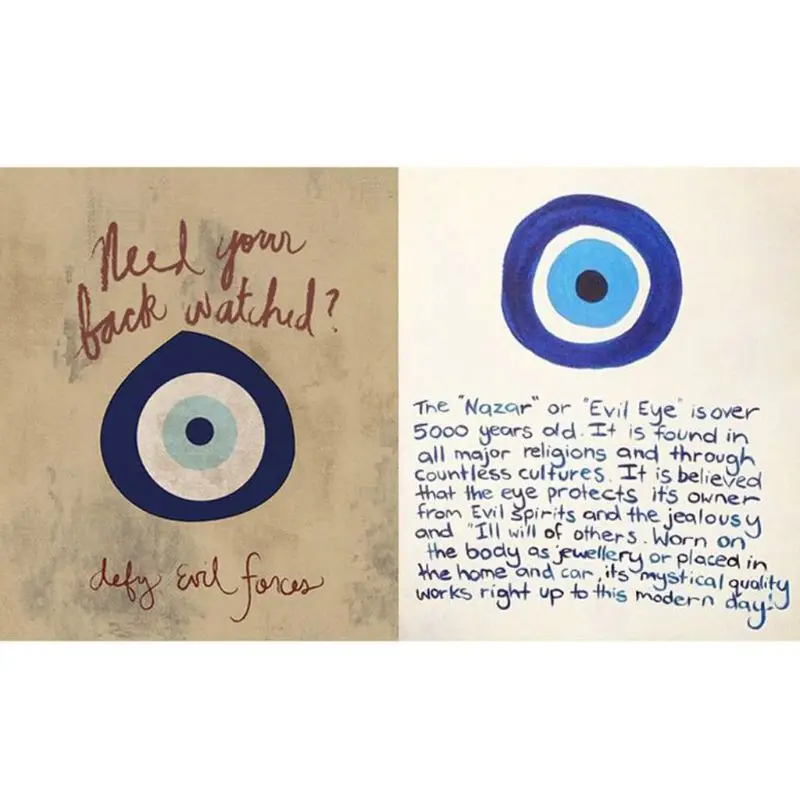 Большой амулет с мистической защитой для глаз Blue Eye на удачу турецкий брелок