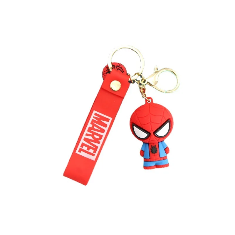 Брелок для ключей Disney Марвел Мстители паук Человек мультяшный Железный человек