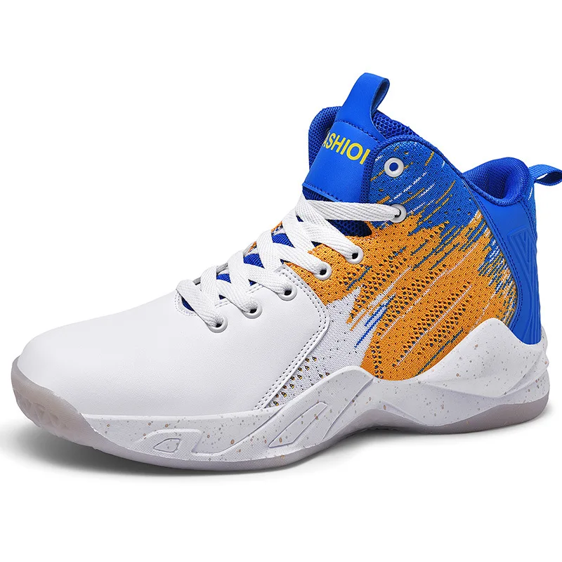 

high top shoes men's autumn wear-resistant boots breathable mesh sports shoes students' shoes men's men sneakers