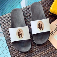 women shoes fashion female graphics printed lady slippers summer sandals for woman 90s girls fashion flat shoes women 2021