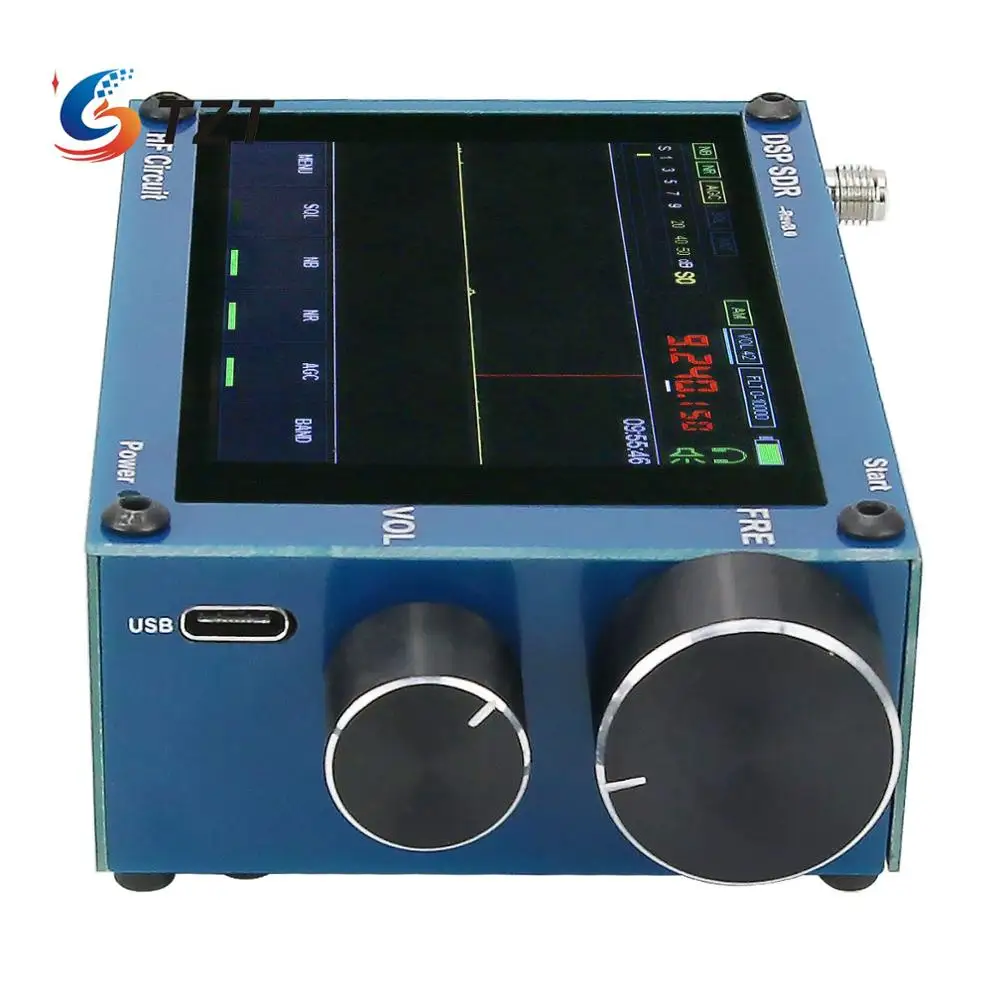 1 10c прошивка 3 5 дюймов 50 кгц-2 ГГц Малахит DSP SDR коротковолновый радиоприемник Malahit