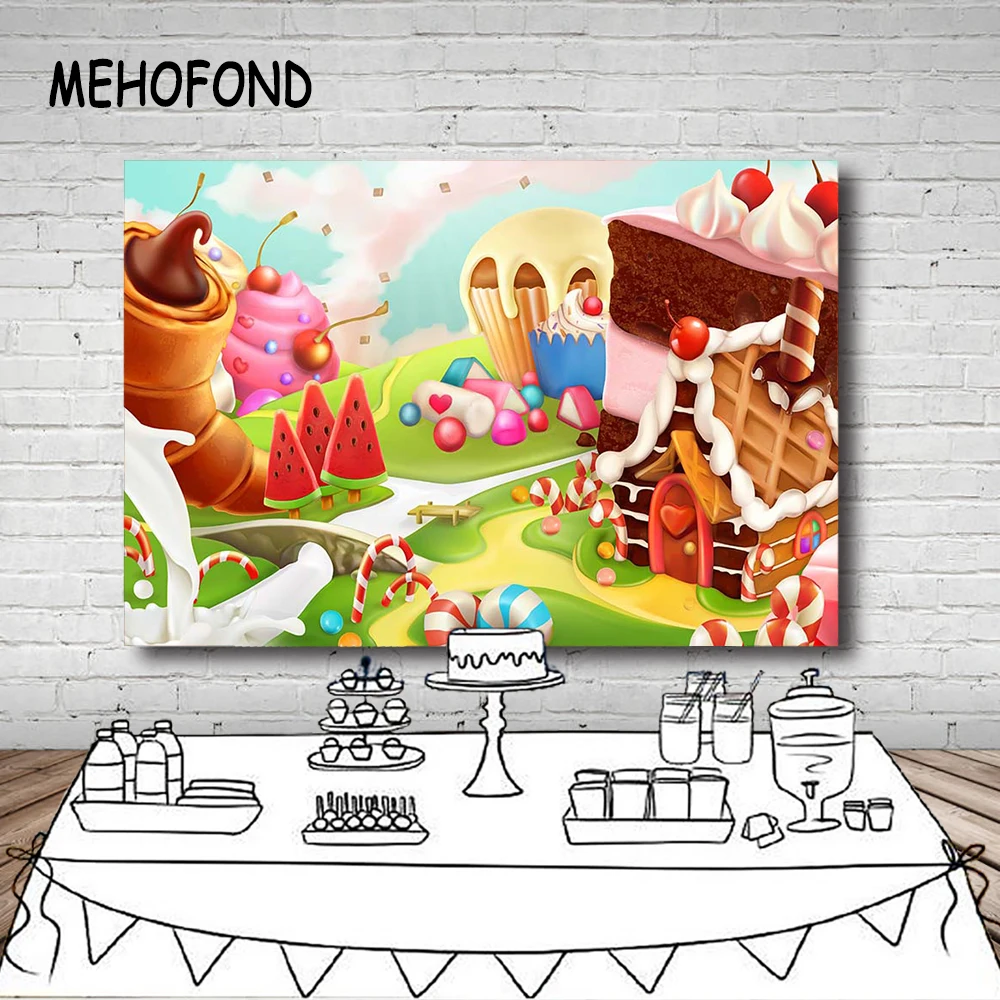 

Виниловый и полиэфирный фон для фотосъемки, напечатанный на компьютере фон для вечеринки в честь Дня Рождения, для фотостудии