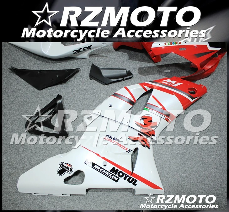 

High quality New ABS Motorcycle Fairing kits fit for Yamaha YZF R1 2000 2001 YZF1000 Bodywork set custom White Red