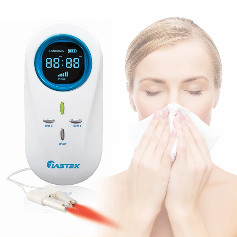 

LASPOT Rhinitis Sinusitis Cure Cold Laser Therapy Nose Treatment Massage Device Nasal Hay Fever Low Frequency Laser Health Care