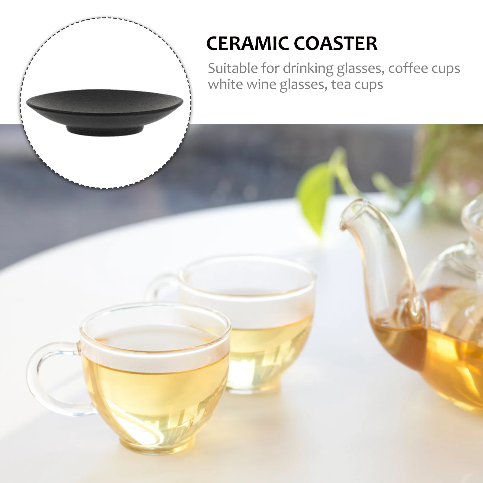 1 шт. керамическая круглая подставка Изолированная декоративная под чашку | Дом и
