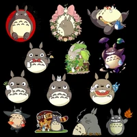 childrens favorite japanese anime my neighbor totoro heat transfer stickers iron decoration gifts for childrens clothes