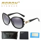 Солнечные очки AORON поляризационные UV400 женские, солнцезащитные аксессуары с лисьим жемчугом, с УФ-защитой