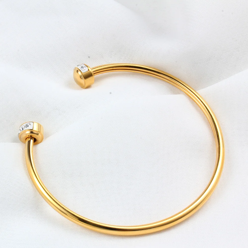 Браслеты DICAYLU из нержавеющей стали браслеты розового золота открытые модные