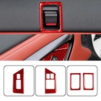 protective lightweight red window lifter panel frame trim for gtr r35 2008 2016 right drive