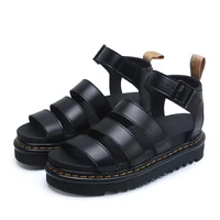 2021 new summer martens men shoes for comfy soft men sandals thick ladies sandals genuine leather sandals 35 44