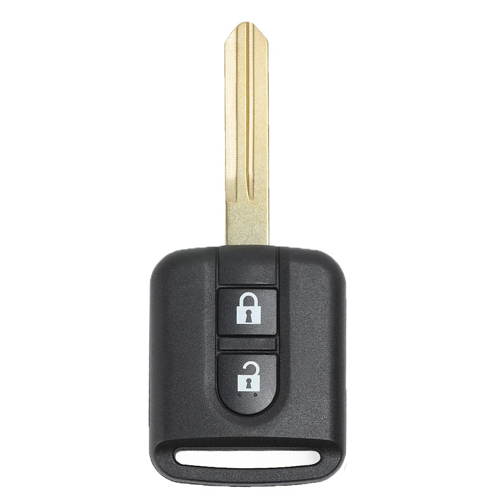 Дистанционный ключ Keyecu 433 МГц ID46 PCF7946 2 кнопки для Nissan Note NV200 Elgrand X TRAIL Qashqai Navara Micra 5WK4
