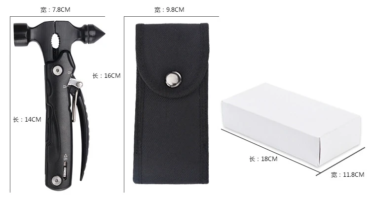 EDC уличный многофункциональный комбинированный молоток | Инструменты