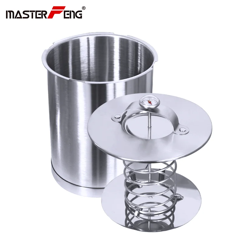 Кастрюля для приготовления ветчины из нержавеющей стали пресс с термометром