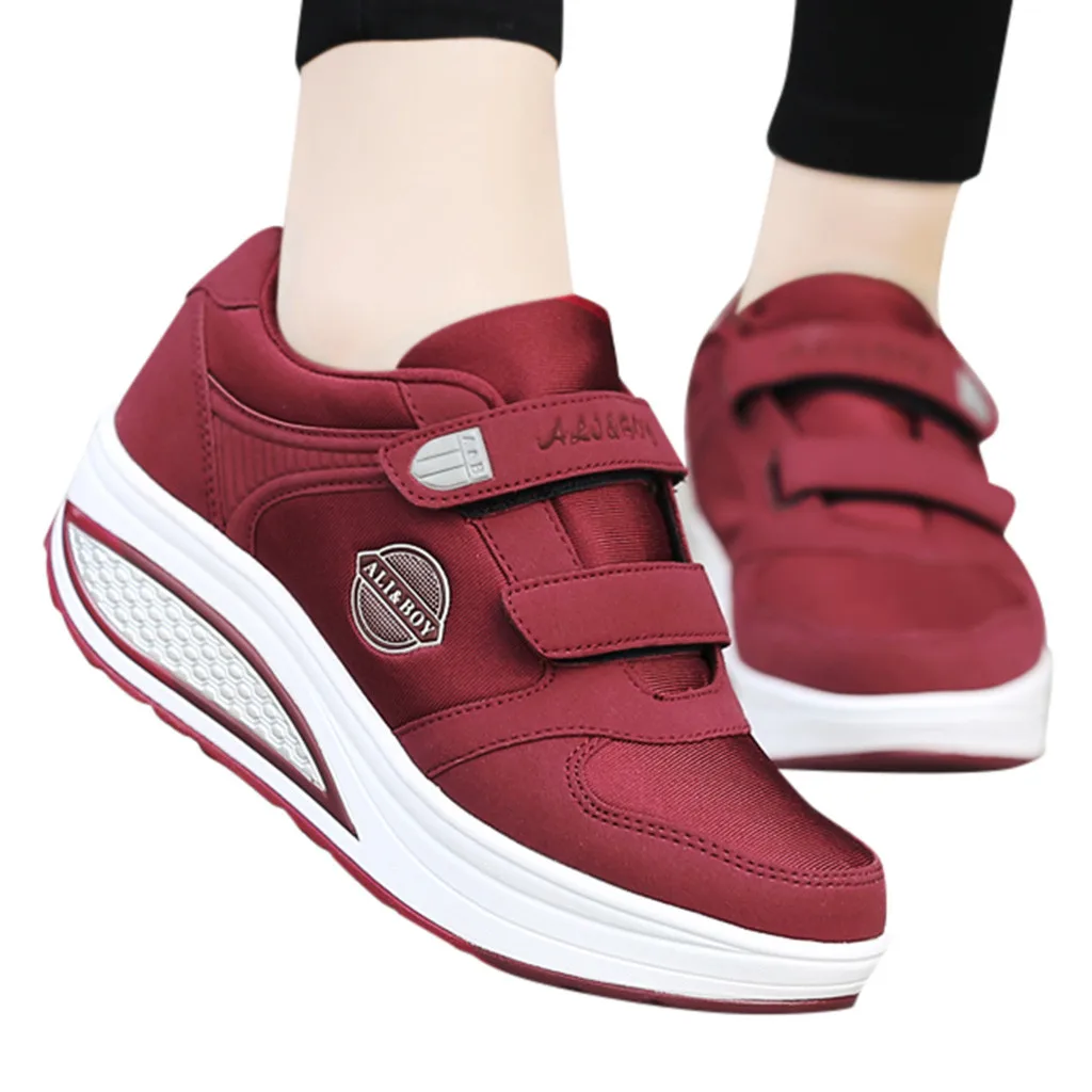 SAGACE/женская повседневная обувь Дышащая с клейкой лентой для фитнеса на низком