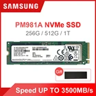 Внутренний твердотельный накопитель SAMSUNG M.2 SSD PM981A, 256 ГБ, 512 ГБ, ТБ, M2 NVMe PCIe 3,0x4, SSD-накопитель для ноутбуков и настольных ПК с радиатором