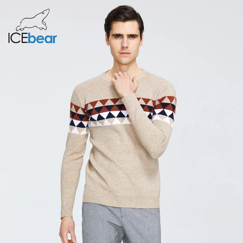 Мужской Повседневный свитер ICEbear брендовая одежда 1721 осень 2020|Джемперы| |