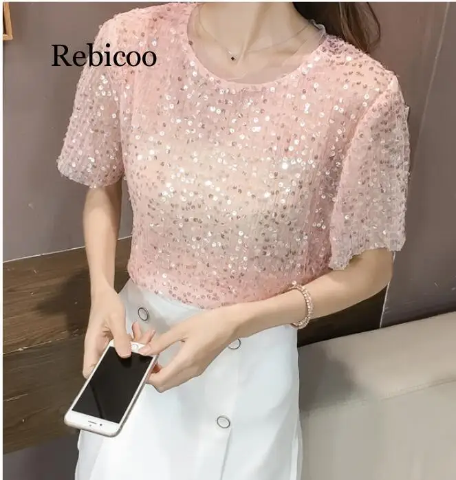 Футболка женская летняя однотонная с круглым вырезом и коротким рукавом |