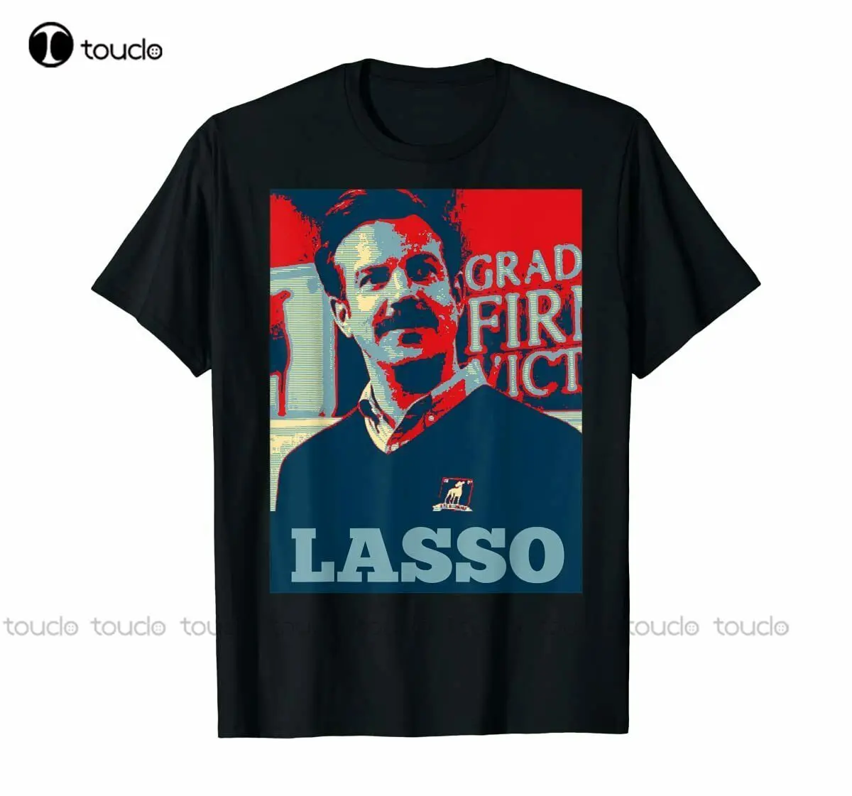 

Ted Lasso Soccer Coachh Patriotic Graphic T-Shirt Black S-5Xl Mom Shirts For Women Fashion Funny New Digital Printing Classic